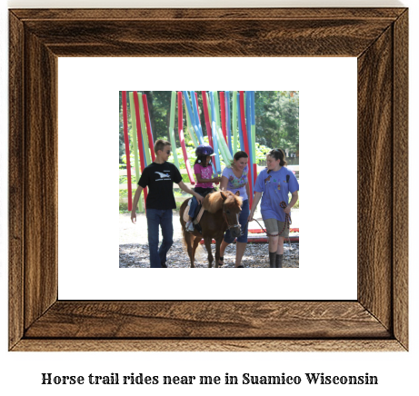 horse trail rides near me in Suamico, Wisconsin